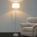 Modern Floor Lamp Nordic Metal Standing Lamps for Living Room Bedroom Fabric
