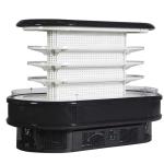 Semi Vertical Supermarket Open Display Fridge Fan Cooling 2200 * 1080 * 1500mm