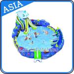 Outdoor Inflate Amusement Water Park , Inflatable Water Park , Inflatable Ground