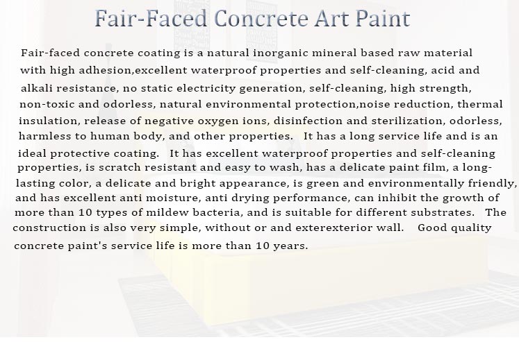 Moisture-Proof Waterproof Micro Cement Paint for Interior and Exterior Spray Application