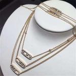 diamonds necklace 18kt gold with yellow gold or white gold or pink gold