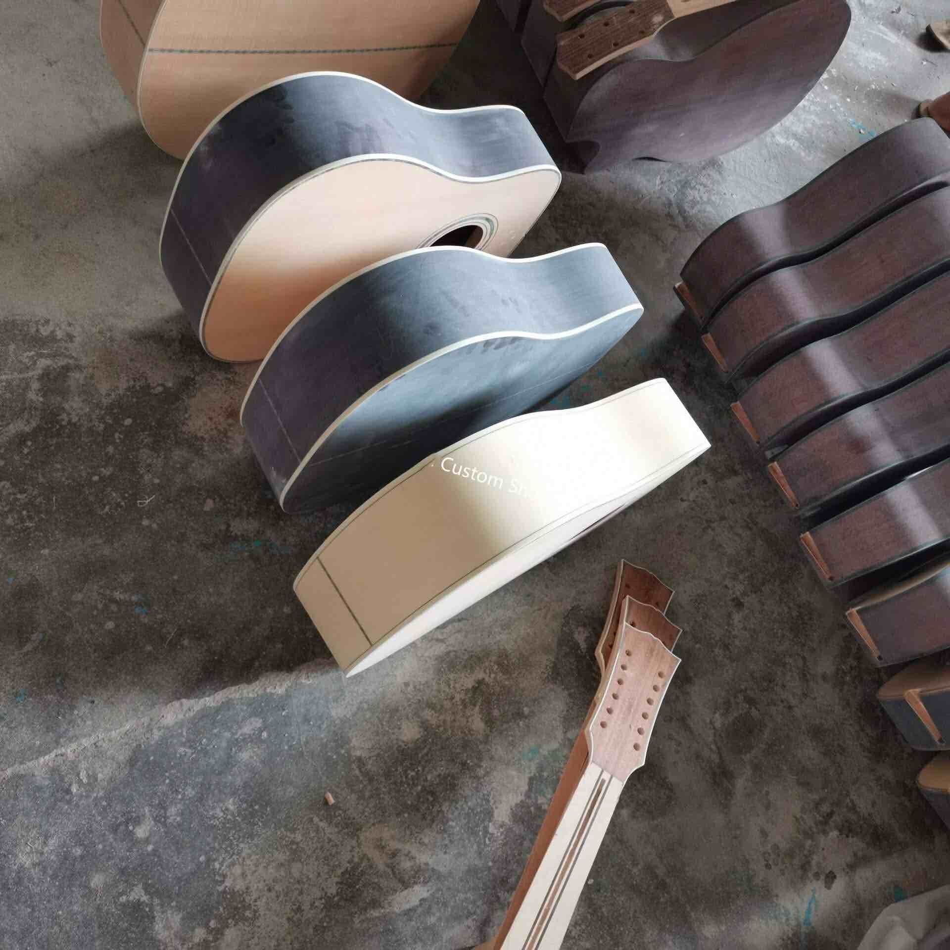 Custom 12 strings 41 inch Flamed Maple Neck Doves Dreadnought Acoustic Guitar Deluxe Version Customized Headstock