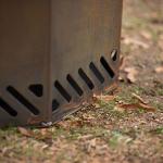 Charcoal Bonfire Fire Pit 19.5 Inch Portable Outdoor Wood Burning Smokeless