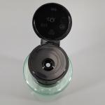 Clear Green 24mm Mini 2.1oz Plastic Liquor Bottles