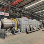 Coconut Shell Carbonization Furnace Horizontal Carbonization Rotary Kiln Fully