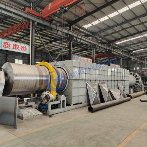 Quality Eco Friendly Coconut Shell Carbonization Furnace With Roller Cooling wholesale