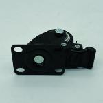 40MM Swivel Plate Caster Wheels Polyurethane Non Marking Locking Stem