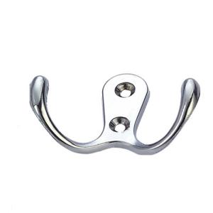 Quality Small double wall mounted clothes hanger rack hook coat and hat hook wholesale