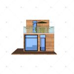 Residential - (Heya-2X03) 2 Floor New Prefab Container House With Bedroom And