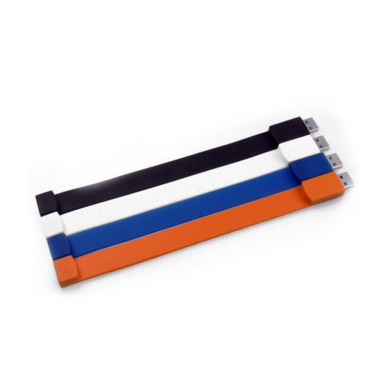 Silicone Bracelet Usb Flash Memory , 4GB Wristband High Capacity Flash Drive