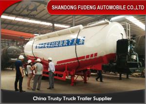 Quality 50 Ton Custom V Shape Cement Tank Trailer , 42 CBM Bulk Cement Trailer wholesale