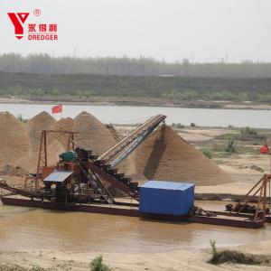 Quality Large Scale Mining Gold Dredging Boat Alluvial Gold Dredging Machinery wholesale