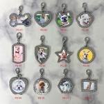 Personalized Aluminum Metal Dog Tag Sublimation Blanks With Diamonds