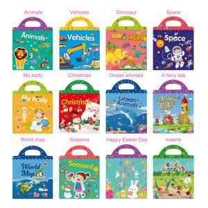 Quality Removable Toddler Sticker Books Educational Learning Toys Children Sticker Book wholesale