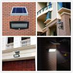 5V 10W Flood Solar Panel Yard Lights 2200 Lumin Remote Control Aluminum Material