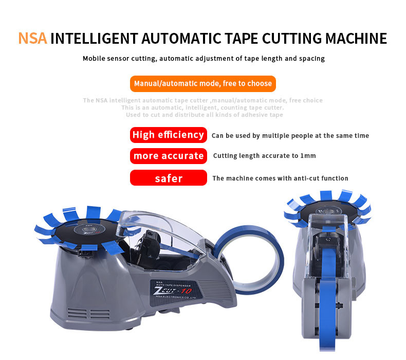 Auto Turntable Tape Dispenser Zcut 870 25mm Width ABS Material