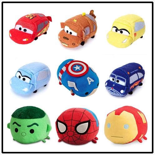 New Original Disney Roadster Racers Cars Toys 3 Tsum Tsum Cartoon Plush Toys