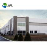 Prefabricated Steel Structure Warehouse Galvanized / Painted Steel Farm Building