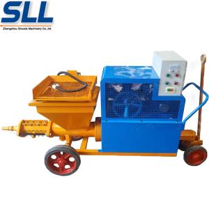 High Power Mortar Mixer Machine Diesel Wall Putty Coating Rendering Machine