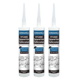Quality Waterproof Neutral Cure Clear Silicone Sealant For Bathroom Glass wholesale