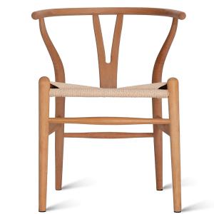 Quality Healthy Tomile Natural Beech Wood And Paper Cord Dining Chair 9.9 Pounds wholesale