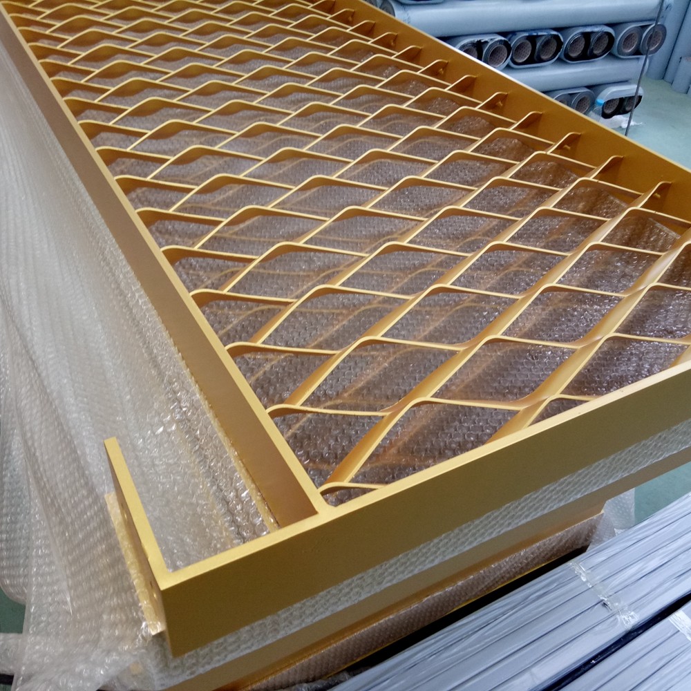 Exterior Wall 4x8 Feet Aluminum Expanded Mesh Sheet Powder Coated Rustproof