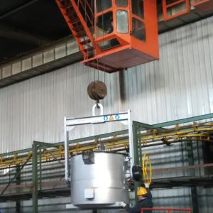 Quality PLC Control Aluminum Holding Furnace With Ceramic Fiber Insulation wholesale
