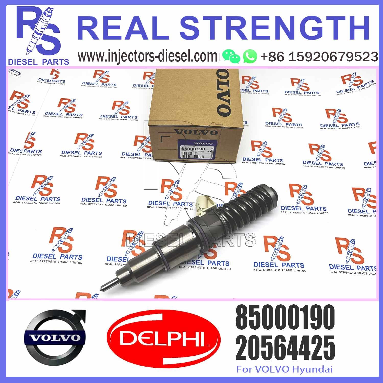 Diesel Injector 20500620, 7420500620, 85000190, BEBE4C03001, BEBE4C03101 for V-O-L-V Penta engine TAD940VE D9A, Euro 2, Eu