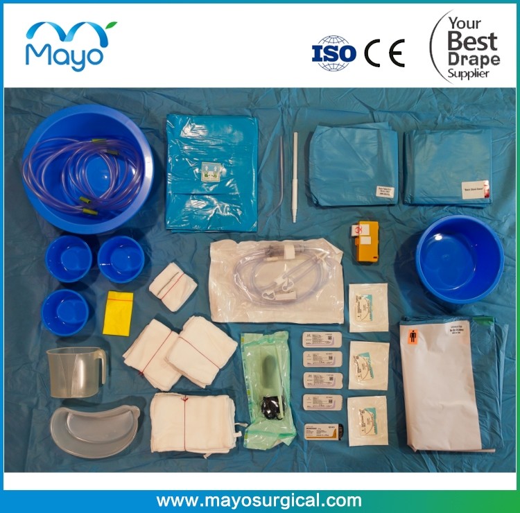 CE Approved Surgical Basic Organ Retrieval Pack With Thoracic Drape All In One