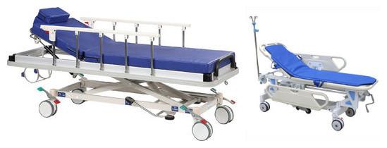 Trendelenburg Patient Transfer Trolley , Easy Operated Ambulance Stretcher