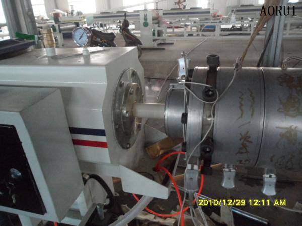 Cheap PPR Hot / Cold Water Pipe Plastic Extrusion Machine 16 - 200mm Pipe for sale