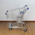 100L Grocery store Rolling Trolley Steel Powder Coating German type Steel