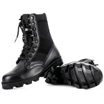 8 Inch 9 Inch Custom Military Boots Black Wear-Resistant Wicking Tactical Hiking