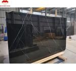 Modern Design Hotel Nero Marquina Big Slab Zimbabwe Black Marble Floors and
