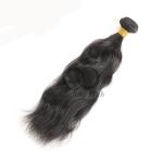 Natural Black Natural Wave Remy Human Hair Bundles Sew In Weave Bundles
