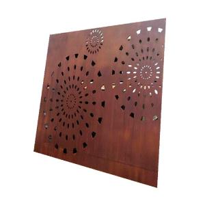 Quality Outdoor Decorative Garden Rusted Steel Q235NH Metal Landscape Edging wholesale