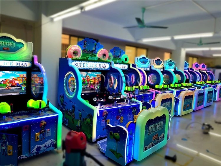 3p Indoor Video Redemption Arcade Machines Super Ice Man Water Gun Shooting Type