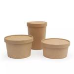 Ice Cream Disposable 7oz Printing Paper Bowl ECO Disposable Takeaway Paper Soup