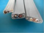 Bunch Core Flat Elevator Cable, ECHU Traveling Cable, PVC Flat Cable