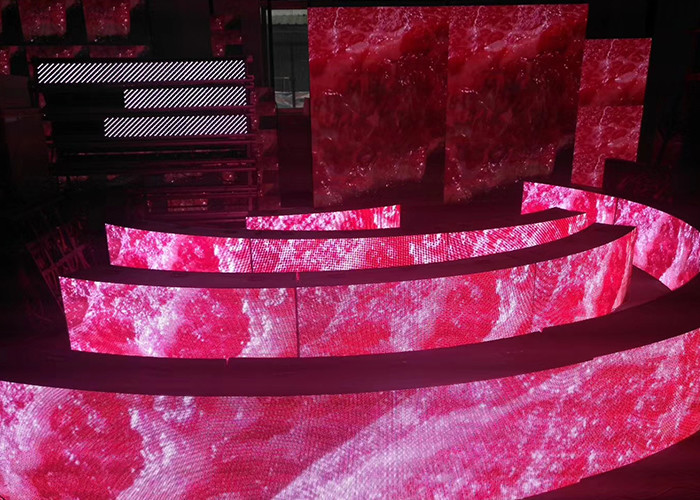 30 Scan HD Indoor Flexible Led Matrix Display Screen Full Color 800cd