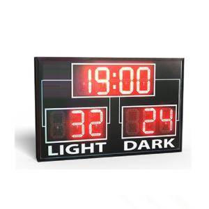 Quality Simple Use Standard Electronic Led Basketball Scoreboard In Red Colour wholesale