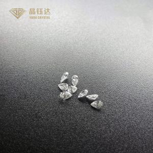 Quality FGH VS SI CVD Fancy Cut Lab Diamonds 0.4ct 0.2ct Lab Grown Pear Diamond wholesale