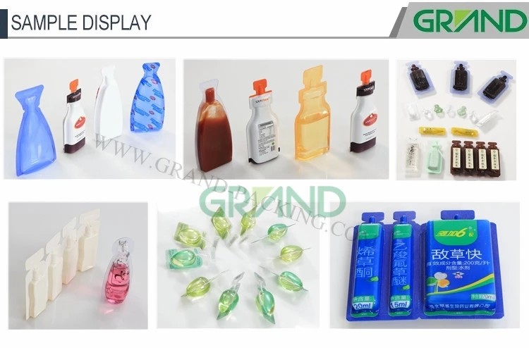 GGS-118 horizontal plastic ampoule/vial/bottle form fill seal machine for liquid oil