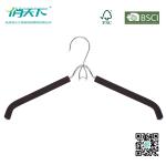 Betterall High-quality Black Rubber Foam Hanger for Coat & Shirt