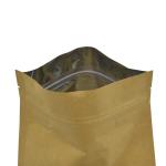 Printable Flat Bottom Aluminized Kraft Paper Pouches