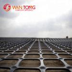 Polypropylene Geo Grid Earthwork Products Biaxial 35KN Plastic Geogrid 25.4*25