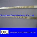 White Zinc Plated CNC Steel Gear Rack