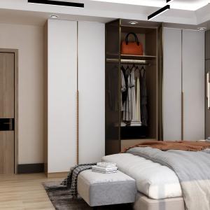 Quality Modern European Style Wooden PANEL Bedroom Furniture Walk In Storage Wardrobe Closet wholesale