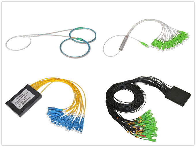G657A2 Fiber Optic Splitter For Fiber Optical Sensors , Lc Lc  St St Coupler 0