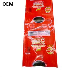 Quality Sample Free Customized Logo Printing Plastic Sausage Casing For Sausages wholesale
